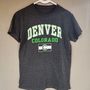 Denver Colorado Tee Size XS Grey